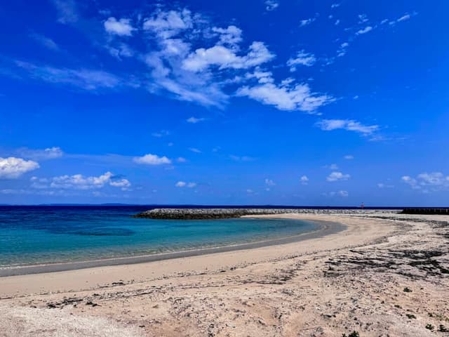 Travel photo of Okinawa, Japan showing beautiful coastal scenery